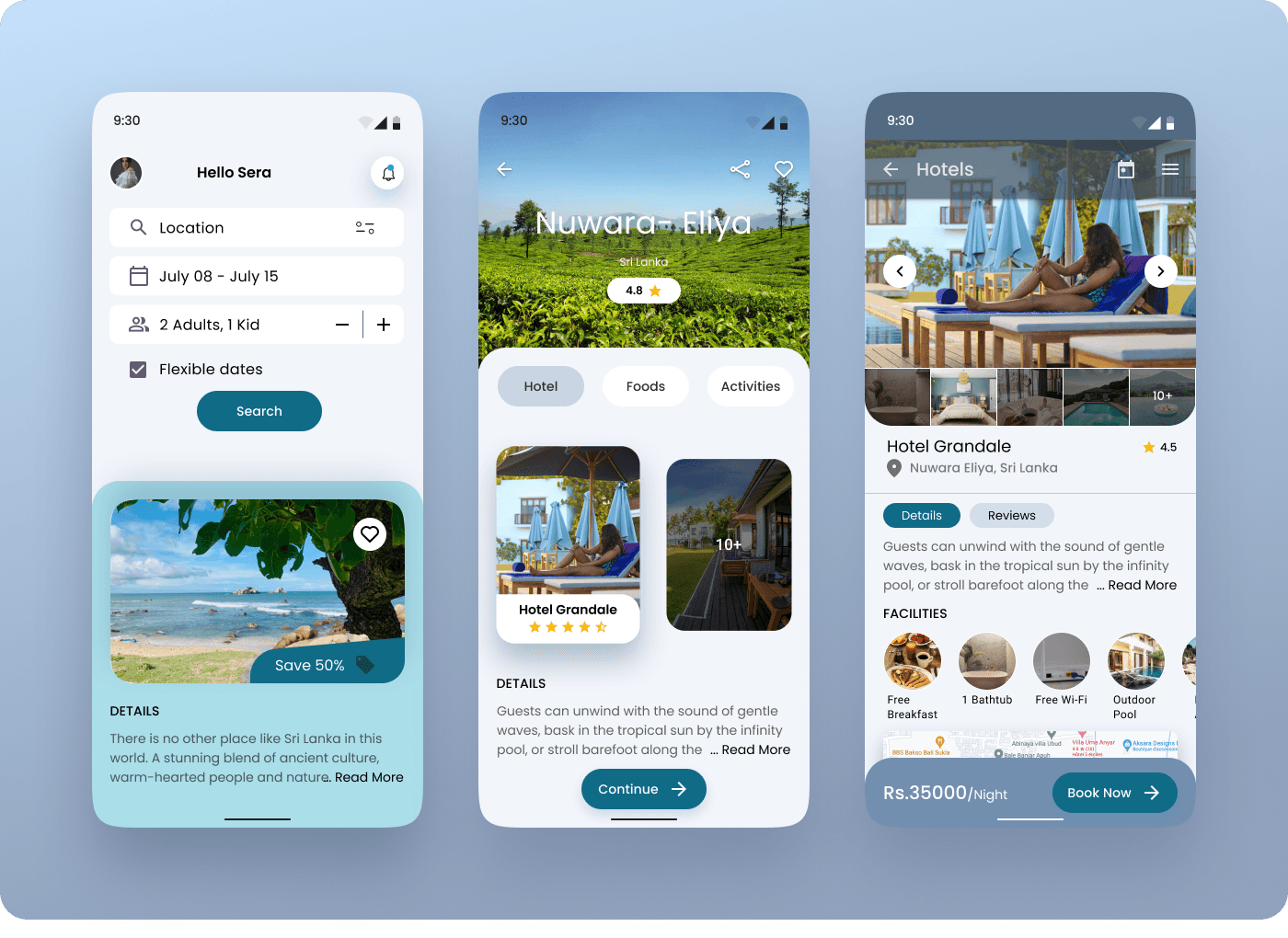 Travel App Preview